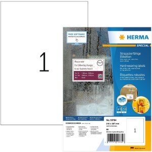 HERMA 10784 Etichette in pellicola resistenti alle...
