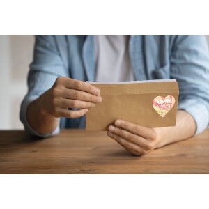 HERMA 10790 PREMIUM etichette a cuore A4, Ø 35 mm, bianco, adesivo permanente