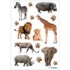 HERMA 15479 Adesivi decorativi Africa Animali Set Multicolore