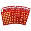 HERMA 15500 Set di adesivi decorativi con stelle di Natale dorate