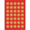 HERMA 15500 Set di adesivi decorativi con stelle di Natale dorate