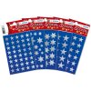 HERMA 15501 Set di adesivi decorativi con stelle di Natale in argento