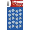 HERMA 15501 Set di adesivi decorativi con stelle di Natale in argento