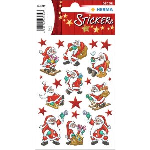 HERMA 15502 Set di adesivi decorativi natalizi colorati