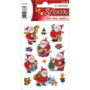 HERMA 15502 Set di adesivi decorativi natalizi colorati