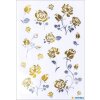 HERMA 15531 Adesivi creativi Rose preziose Oro Argento Set di design elegante