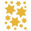 HERMA 15545 Set di adesivi per finestre Stelle di Natale oro 44 pezzi