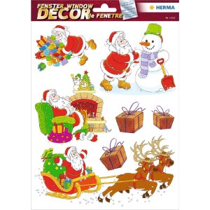 HERMA 15548 Set di adesivi per finestre con motivi...