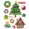 HERMA 15548 Set di adesivi per finestre con motivi natalizi per bambini 25 pezzi
