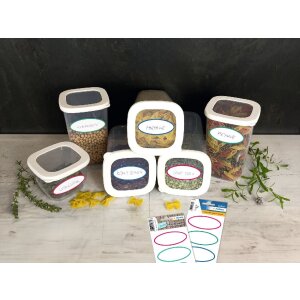HERMA 15663 HOME etichette ovali tricolori 76x35 mm 18 pezzi