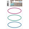 HERMA 15663 HOME etichette ovali tricolori 76x35 mm 18 pezzi