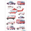 HERMA 15739 Adesivi veicoli a luce blu set di 12 bambini
