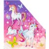 HERMA 19715 Cartella per riviste A4 in cartone con design a unicorno e foro per la maniglia