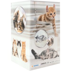 HERMA 19733 Portamatite design gatto in cartone 8x13,5 cm