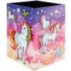 HERMA 19738 Cestino per carta straccia design unicorno in cartone robusto 22x31,5 cm