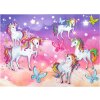HERMA 19738 Cestino per carta straccia design unicorno in cartone robusto 22x31,5 cm