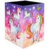 HERMA 19738 Cestino per carta straccia design unicorno in cartone robusto 22x31,5 cm