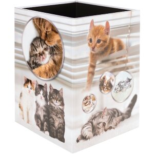 HERMA 19740 Cestino in carta straccia design gatto in...