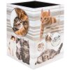 HERMA 19740 Cestino in carta straccia design gatto in cartone 22x31,5 cm