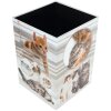 HERMA 19740 Cestino in carta straccia design gatto in cartone 22x31,5 cm