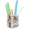 HERMA 19740 Cestino in carta straccia design gatto in cartone 22x31,5 cm