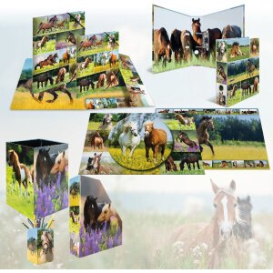 HERMA 19741 cestino per carta straccia cavallo design...