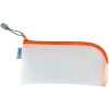 HERMA 20006 Astuccio universale arancione 23x11 cm con chiusura a zip ad angolo