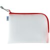 HERMA 20008 Tasca universale A5 26x20cm rossa con chiusura a zip