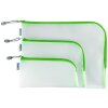 HERMA 20010 Tasca universale A5 26x20cm verde chiusura a zip