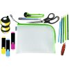 HERMA 20010 Tasca universale A5 26x20cm verde chiusura a zip