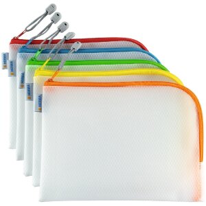 HERMA 20011 Tasca universale A5 26x20cm Giallo chiusura a zip