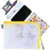 HERMA 20011 Tasca universale A5 26x20cm Giallo chiusura a zip