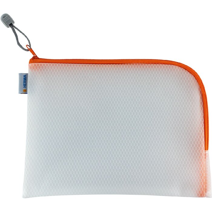 HERMA 20012 Tasca universale A5 26x20cm Arancione Chiusura lampo