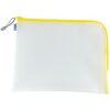 HERMA 20017 Tasca universale A4+ mesh look zip giallo 36x28 cm