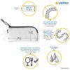 HERMA 20020 Custodia universale nera - robusta e versatile