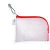 HERMA 20024 Tasca universale A6 19x14cm rosso con chiusura a zip