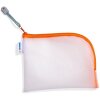 HERMA 20028 Tasca universale A6 arancione 19x14cm con chiusura a zip ad angolo