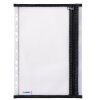 HERMA 20030 Cartella A4 nera con chiusura a zip a perforazione euro 32x23cm