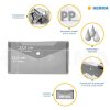HERMA 20031 Portafogli DIN lungo 22x12cm PP colori standard set da 5