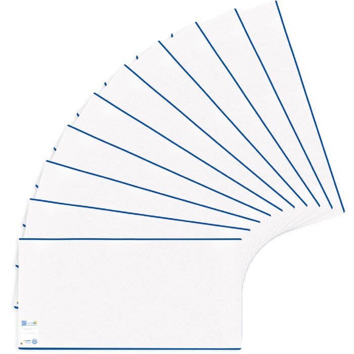 HERMA 20236 Set di 10 protezioni per libri HERMÄX 300x540 mm trasparente