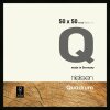 Nielsen Quadrum cornice in legno 50x50 cm legno di pino nero vetro normale