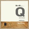 Nielsen Quadrum cornice in legno 50x50 cm rovere natura normale vetro montaggio a parete
