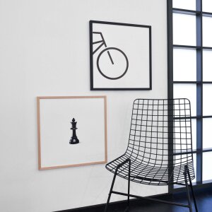 Nielsen Telaio a scatto in legno Quadrum 50x50 cm bianco opaco