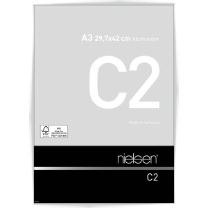 Cornice Nielsen in alluminio C2 bianco lucido 29,7x42 cm...