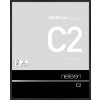 Cornice Nielsen in alluminio C2 struttura nera opaca 40x50 cm vetro acrilico