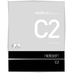 Cornice Nielsen in alluminio C2 bianco lucido 40x50 cm...