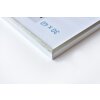 Cornice Nielsen in alluminio C2 struttura argento opaco 42x59,4 cm vetro acrilico