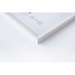 Cornice Nielsen in alluminio C2 bianco lucido 50x70 cm Vetro acrilico