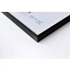 Cornice Nielsen in alluminio C2 struttura nera opaca 70x100 cm vetro acrilico