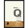 Fasciatoio in legno Nielsen Quadrum 29,7x42 cm nero corvino